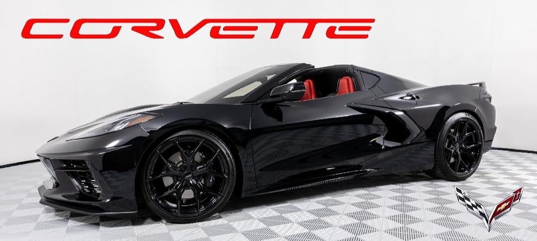 Corvette C8 Poster - Black