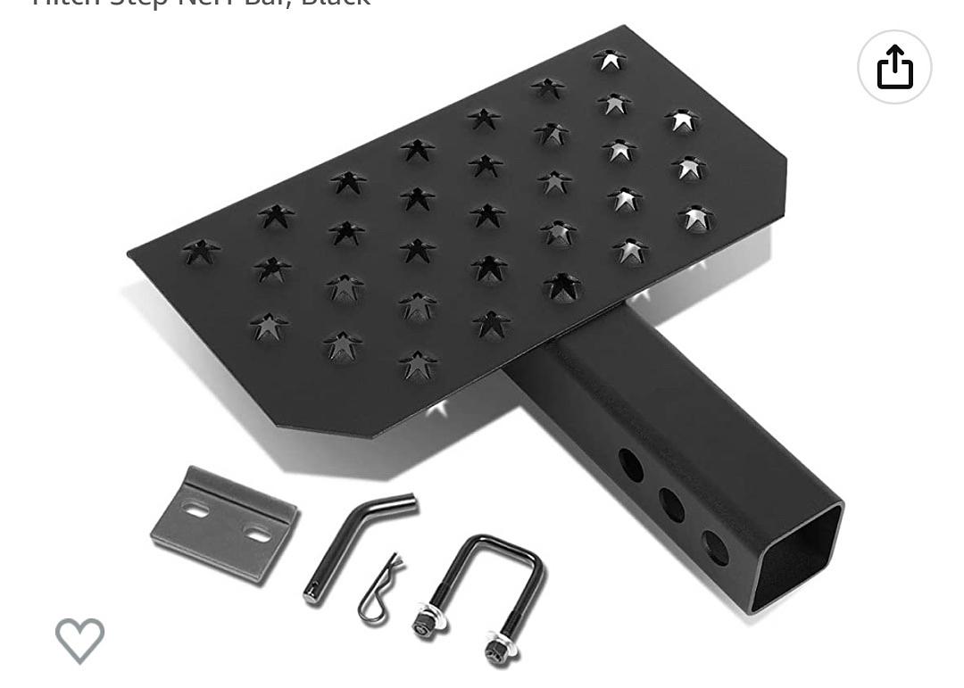 Reciever Trailor Tow Hitch Step Black