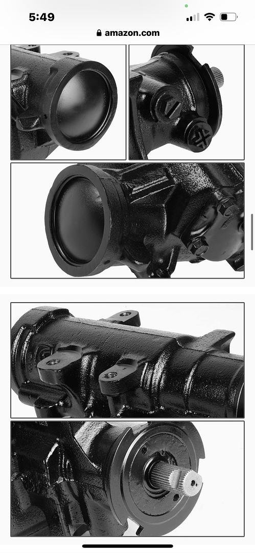 99 DODGE DAKOTA 98-99 DURANGO 4WD MODELS PAINTED BLACK STEEL POWER STEERING GEARBOX REPLACEMENT