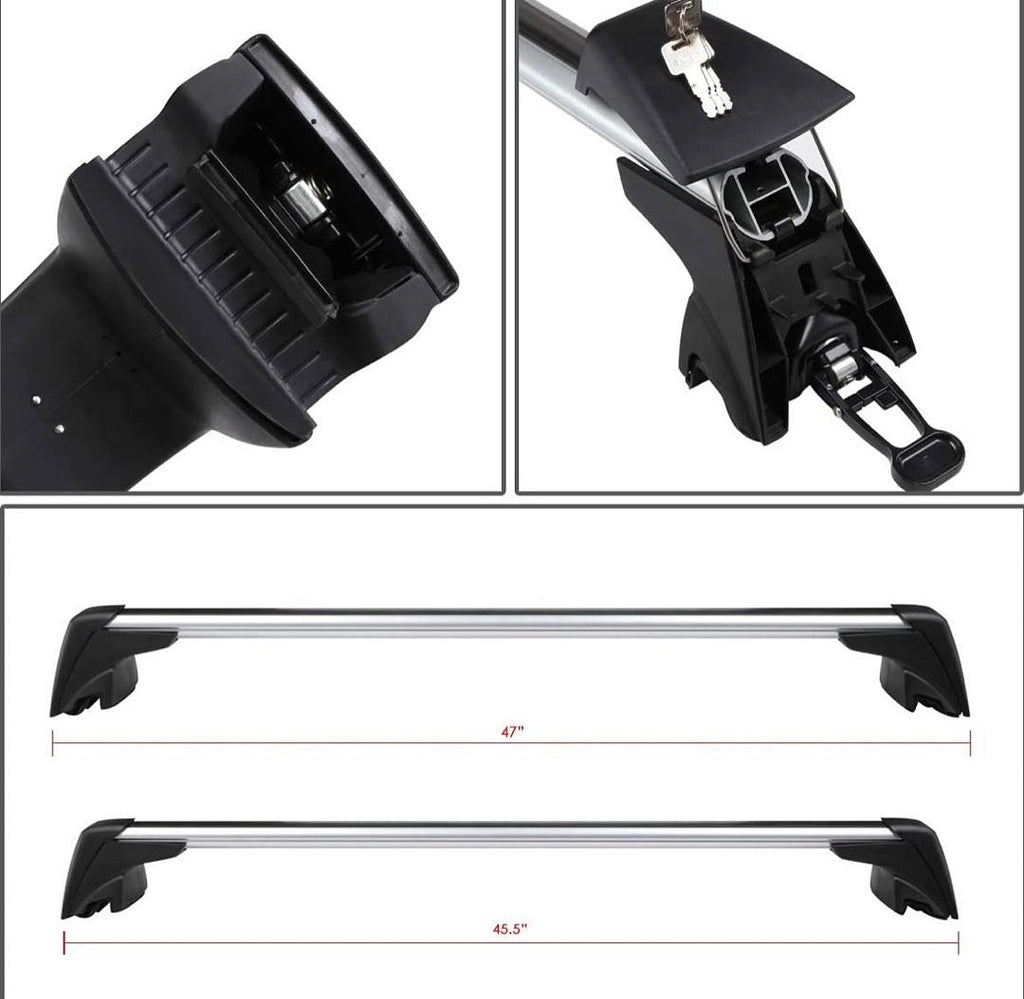 2009-2015 BMW X1. BOLTS ONTO OEM ROOF RAILS ONLY.