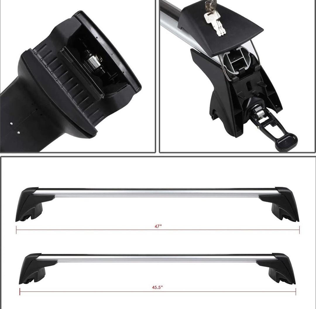 2009-2015 BMW X1. BOLTS ONTO OEM ROOF RAILS ONLY.