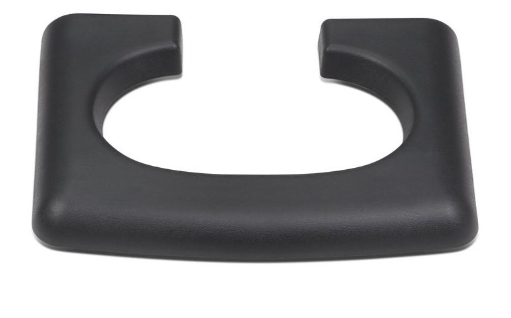 04-14 FORD F-150 40/20/40 BENCH SEATS VINYL DARK GREY CENTER CONSOLE CUP HOLDER TRIM PAD