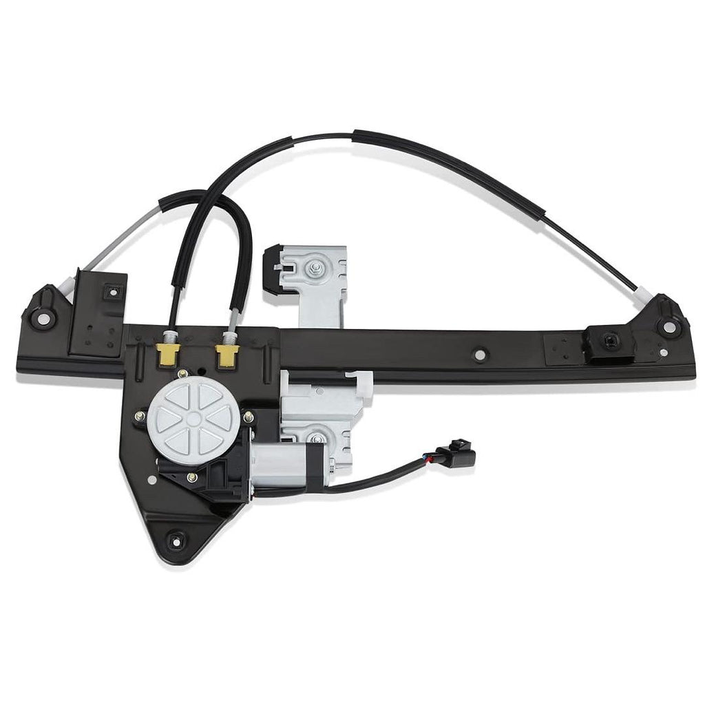 REAR LEFT DRIVER SIDE POWER WINDOW REGULATOR W/MOTOR ASSEMBLY COMPATIBLE WITH 02-09 TRAILBLAZER/ENVOY, 04-07 RAINIER, 03-08 ASCENDER