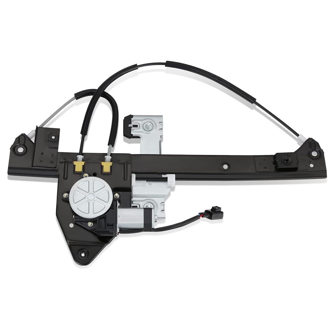 REAR LEFT DRIVER SIDE POWER WINDOW REGULATOR W/MOTOR ASSEMBLY COMPATIBLE WITH 02-09 TRAILBLAZER/ENVOY, 04-07 RAINIER, 03-08 ASCENDER
