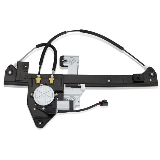 REAR LEFT DRIVER SIDE POWER WINDOW REGULATOR W/MOTOR ASSEMBLY COMPATIBLE WITH 02-09 TRAILBLAZER/ENVOY, 04-07 RAINIER, 03-08 ASCENDER