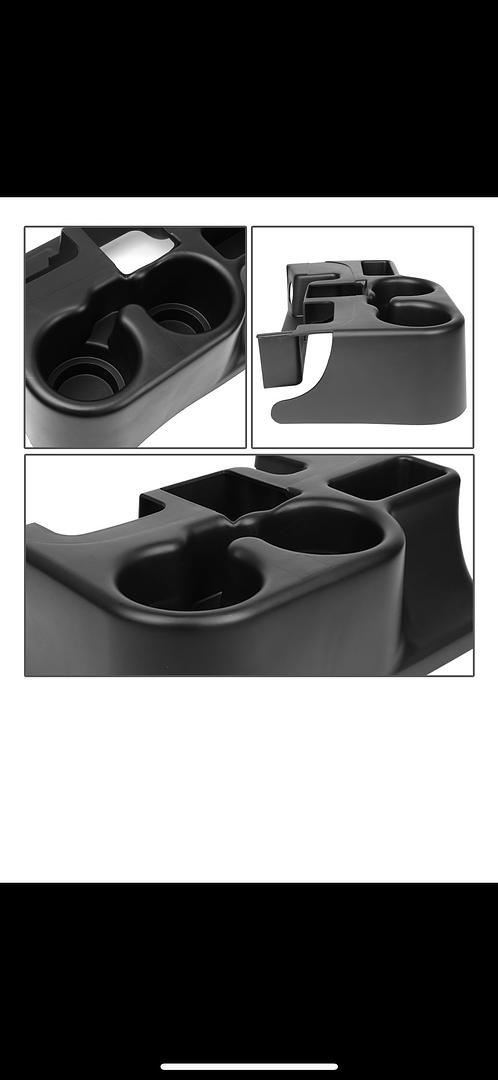 03-12 DODGE RAM 1500 2500 3500 ADD-ON CENTER CONSOLE CUP HOLDER/ BLACK
