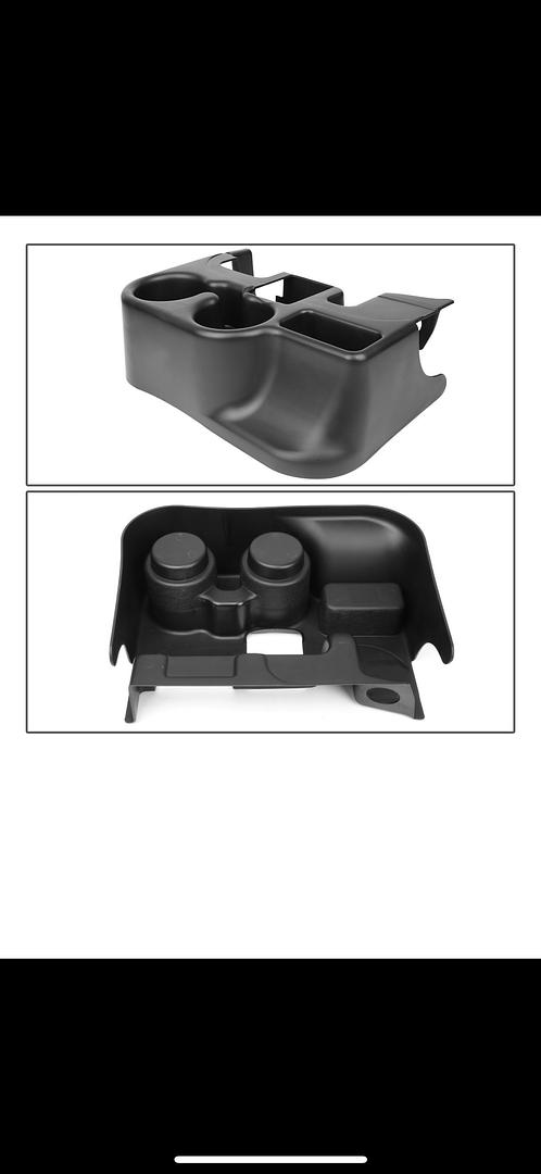 03-12 DODGE RAM 1500 2500 3500 ADD-ON CENTER CONSOLE CUP HOLDER/ BLACK