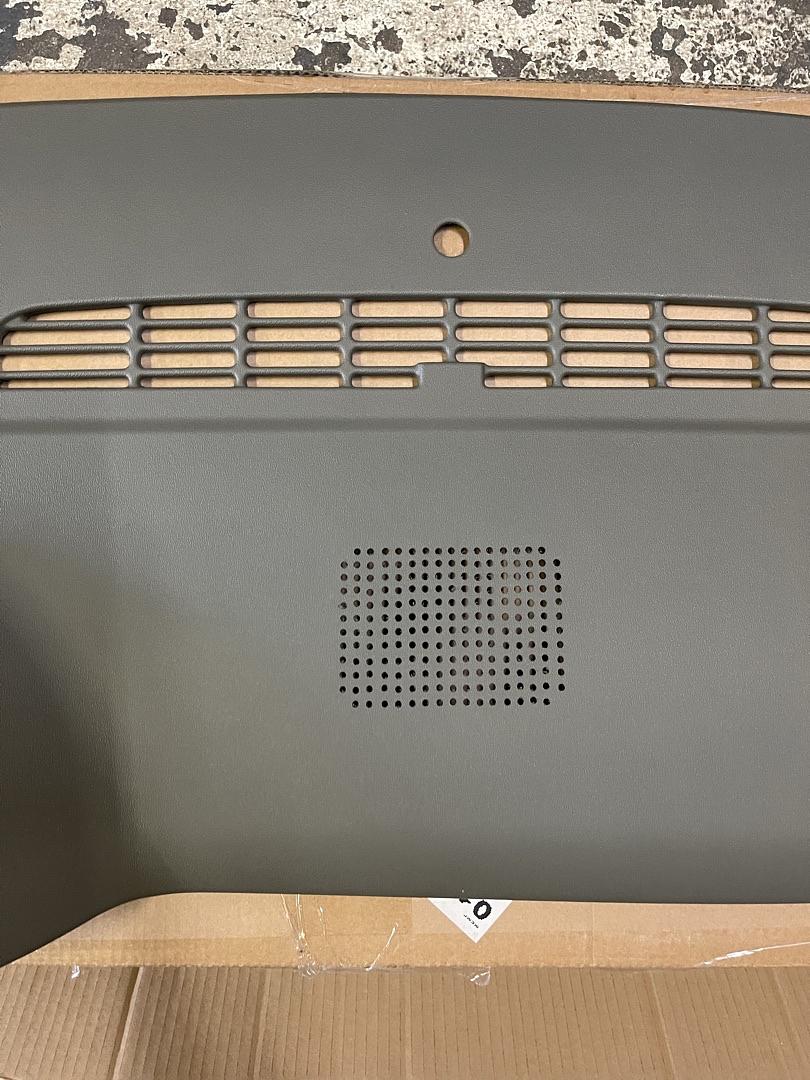 BE 07-13 CHEVY TAHOE SUBURBAN ABS DASH BOARD COVER CAP OVERLAY (GREY)
