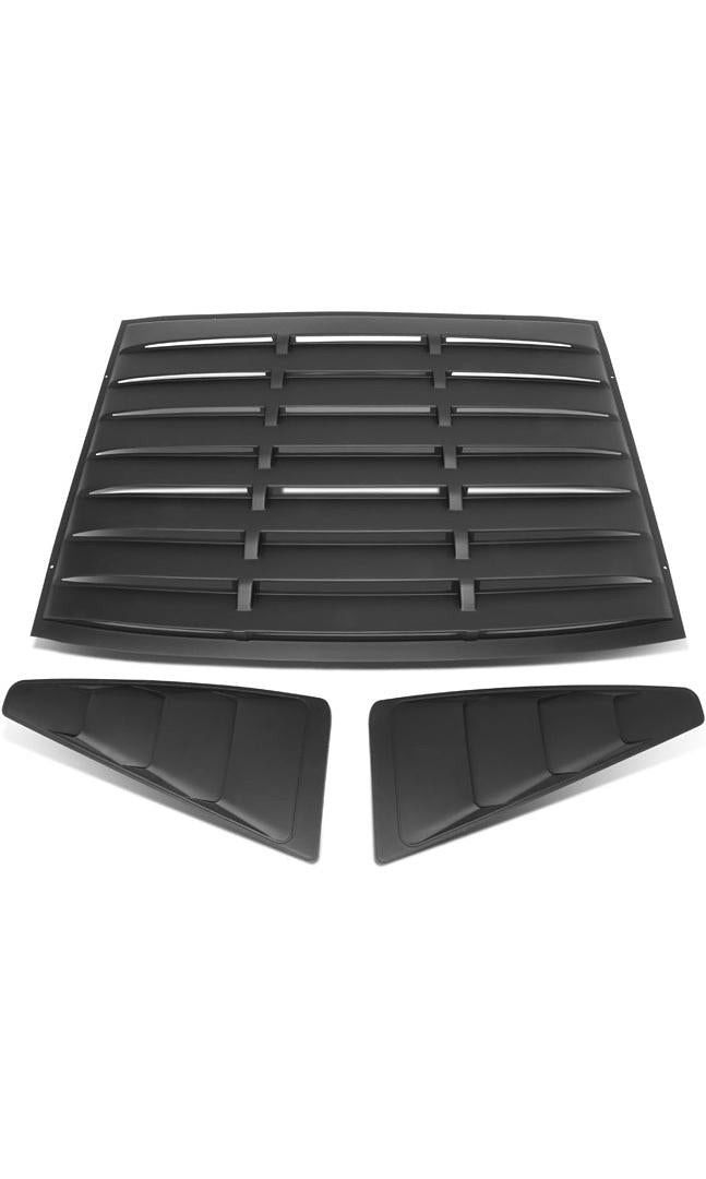 05-14 FORD MUSTANG COUPE) QUARTER SIDE WINDOW LOUVERBLACK