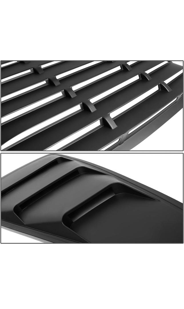 05-14 FORD MUSTANG COUPE) QUARTER SIDE WINDOW LOUVERBLACK