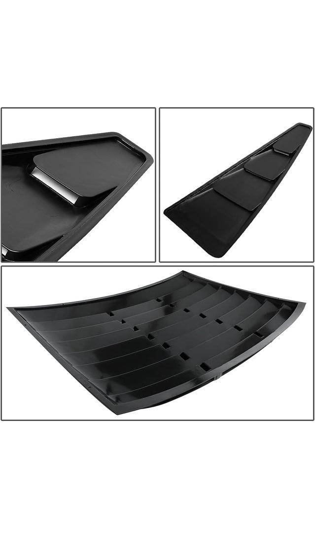 05-14 FORD MUSTANG COUPE) QUARTER SIDE WINDOW LOUVERBLACK