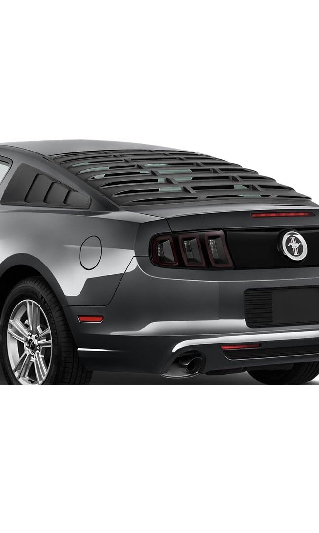 05-14 FORD MUSTANG COUPE) QUARTER SIDE WINDOW LOUVERBLACK