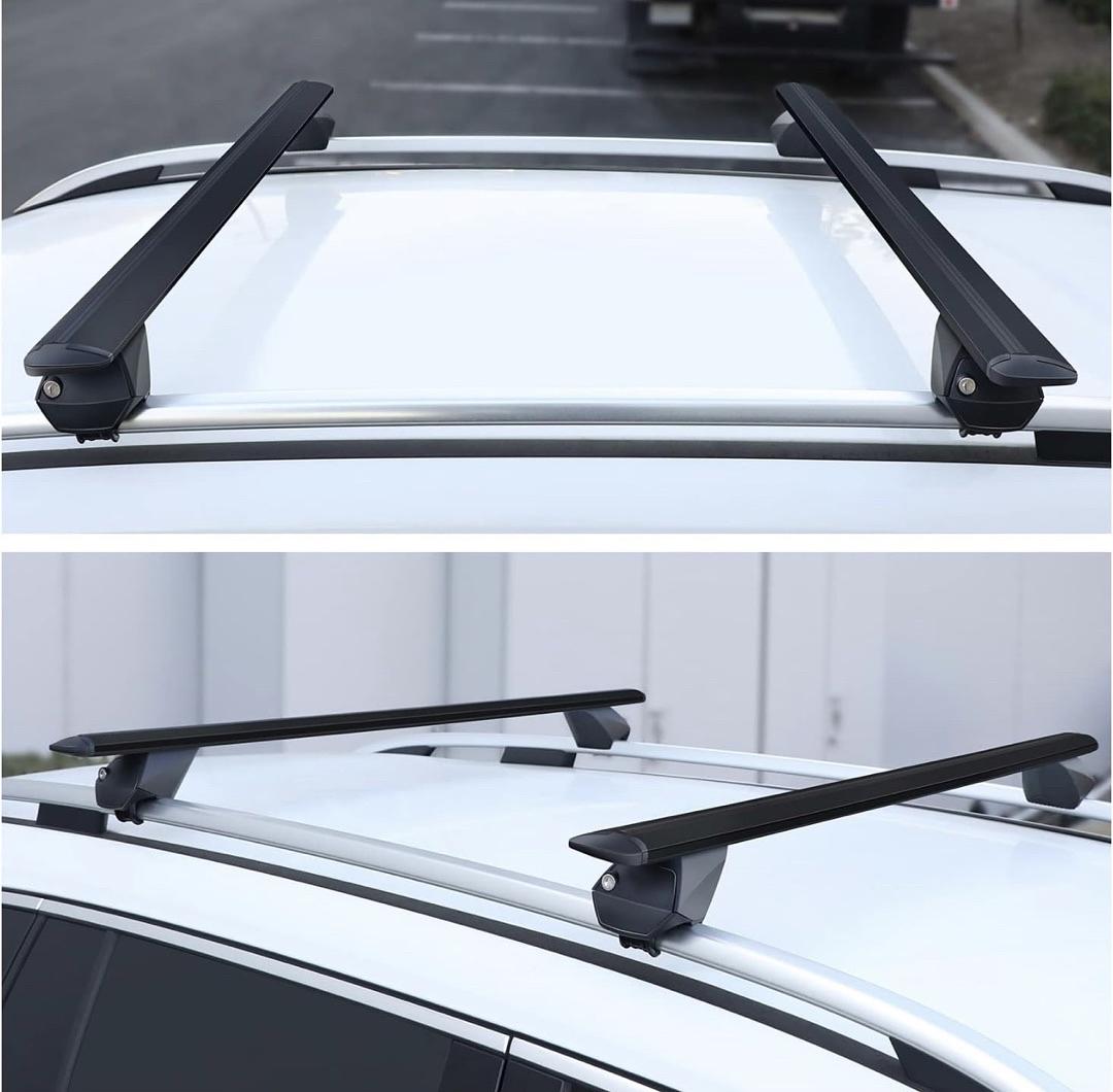 UNIVERSAL 49" ADJUSTABLE ROOF RACK CARGO CARRIER ALUMINUM CROSS BAR