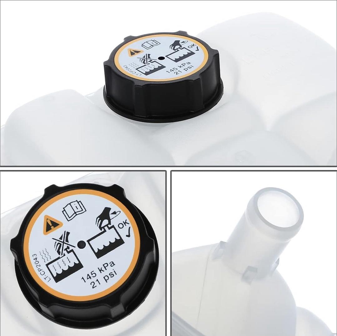 COOLANT OVERFLOW RESERVOIR TANK W/ CAP COMPATIBLE WITH 13-18 FORD C-MAX / 13-16 ESCAPE / 12-18 FOCUS / 14-16 TRANSIT CONNECT