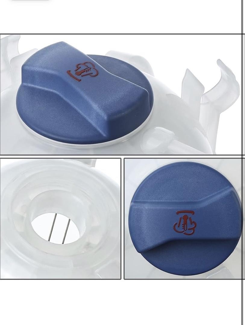 WW#68 OEM-RT-VW3014104 COOLANT OVERFLOW RESERVOIR W/CAP COMPATIBLE WITH 06-13 A3 / 08-14 TT / 13-16 BEETLE / 10-14 GOLF / 05-16 JETTA / 06-09 RABBIT 1.4L, 1.8L, 2.0L TURBO, 2.5L, 3.2L