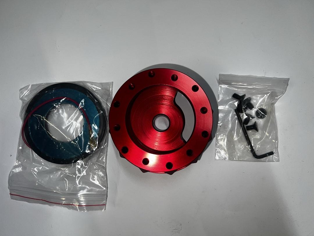 J2 ALUMINUM RED GEAR STYLE 6-BOLT WHEEL HUB ADAPTER FOR 10-17 KIA FORTE KOUP RX7 RX8 MIATA