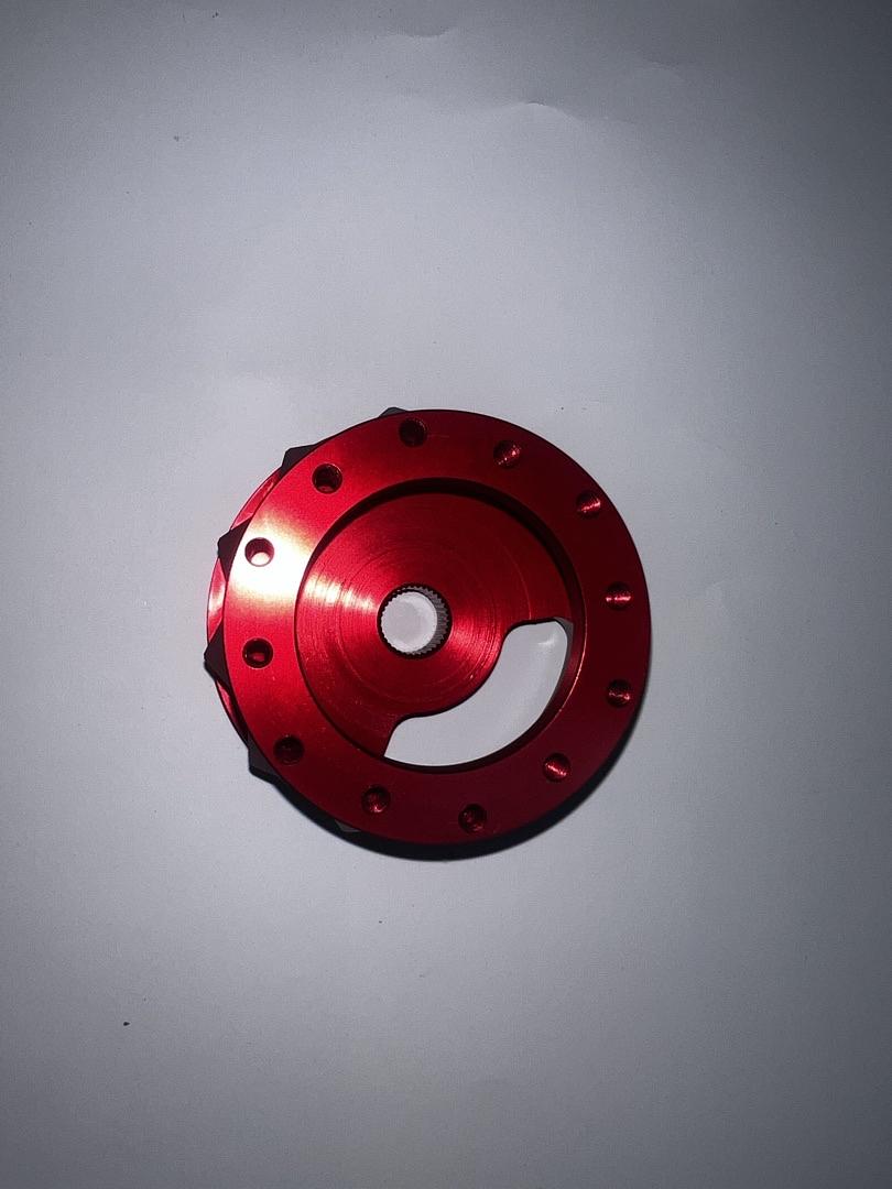 J2 ALUMINUM RED GEAR STYLE 6-BOLT WHEEL HUB ADAPTER FOR 10-17 KIA FORTE KOUP RX7 RX8 MIATA