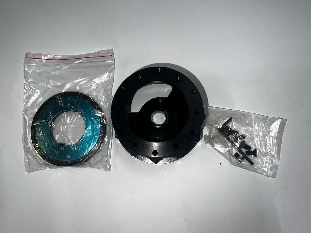 FITS ANY 70MM AND 74MM 6-BOLT PATTERN STEERING WHEEL / QUICK RELEASE 2" 6-BOLT ALUMINUM STEERING WHEEL HUB ADAPTER B...