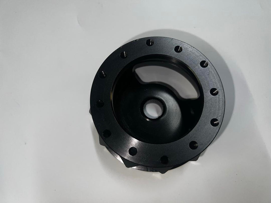 FITS ANY 70MM AND 74MM 6-BOLT PATTERN STEERING WHEEL / QUICK RELEASE 2" 6-BOLT ALUMINUM STEERING WHEEL HUB ADAPTER B...