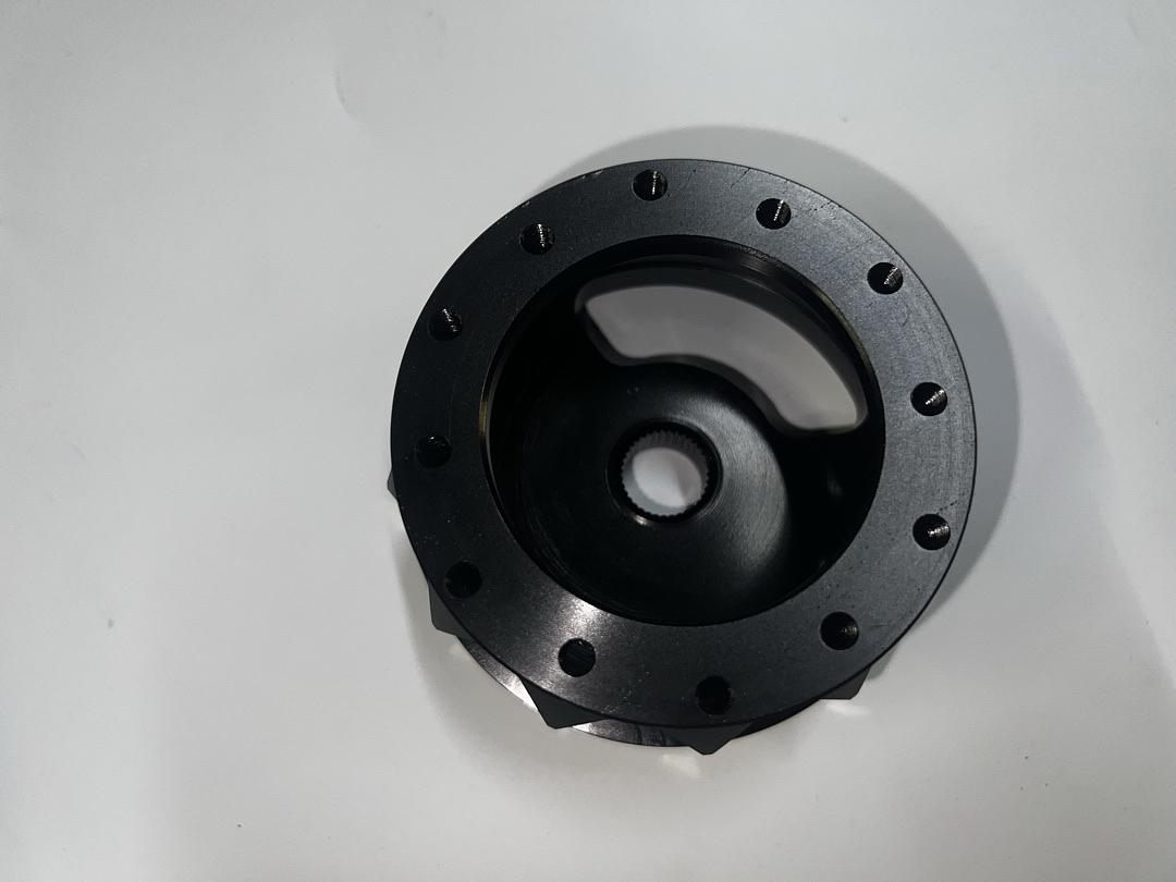 FITS ANY 70MM AND 74MM 6-BOLT PATTERN STEERING WHEEL / QUICK RELEASE 2" 6-BOLT ALUMINUM STEERING WHEEL HUB ADAPTER B...