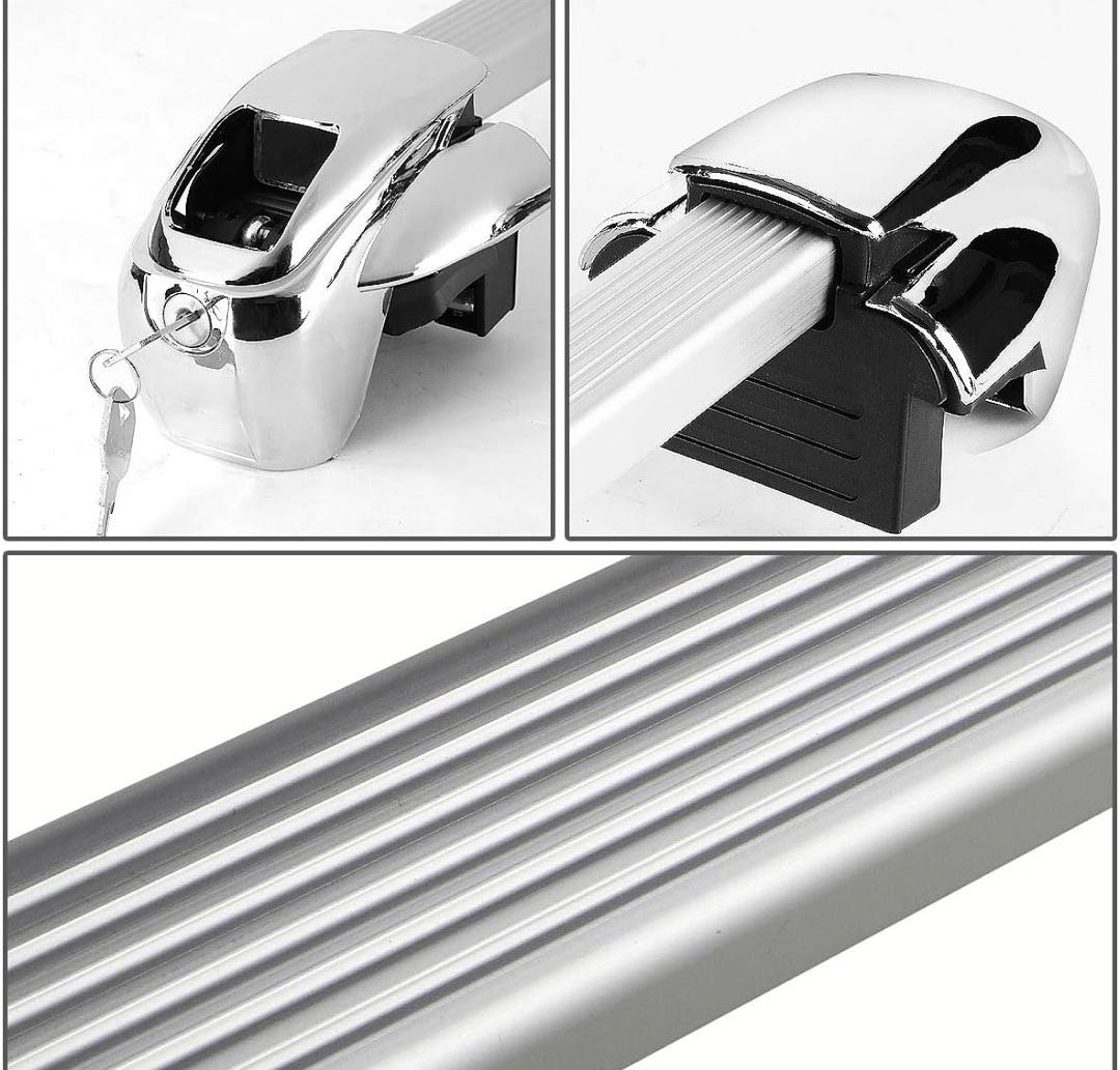 54” UNIVERSAL ADJUSTABLE MOUTING CARGO ROOF RACK W / LOCK + KEYS