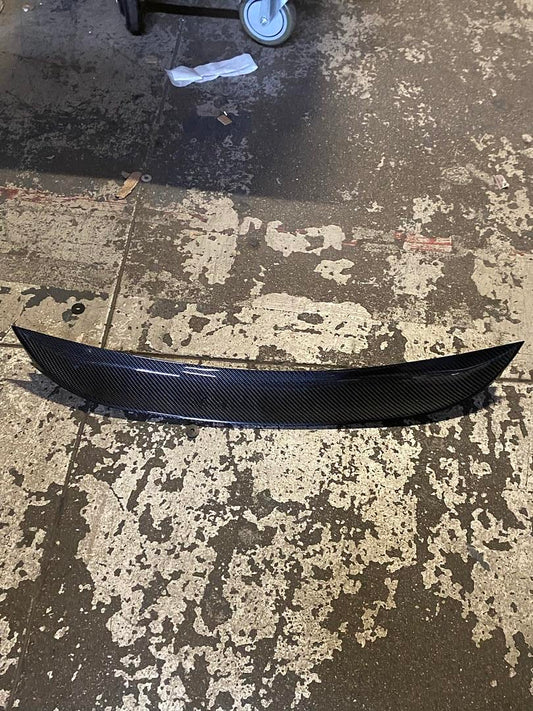 2016-2021 HONDA CIVIC BLACK CARBON FIBER SEDAN P-STYLE CARBON FIBER REAR TRUNK SPOILER WING