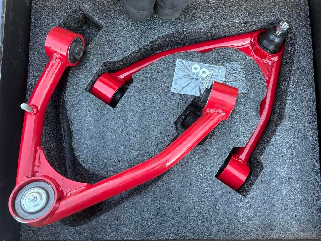 07-19 Sierra 1500 Yukon Tahoe Escalade / 07-16 Silverado 1500,Red Pair of Tubular Front Upper Control Arm