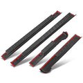 COMPATIBLE WITH 07-13 SILVERADO SIERRA 1500/2500/2500HD/3500HD 6'6" FLEETSIDE BEDS, BLACK, ROCKER PANEL/DOOR SILL COVERS