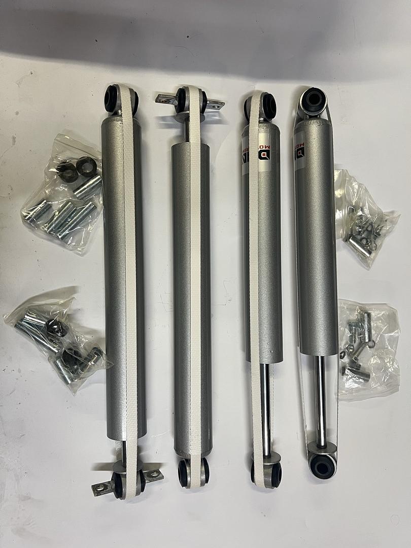 88-00 CHEVY GMC K1500 K2500 K3500 92-99 YUKON 4WD FRONT+REAR GAS SHOCK/STRUT - SILVER