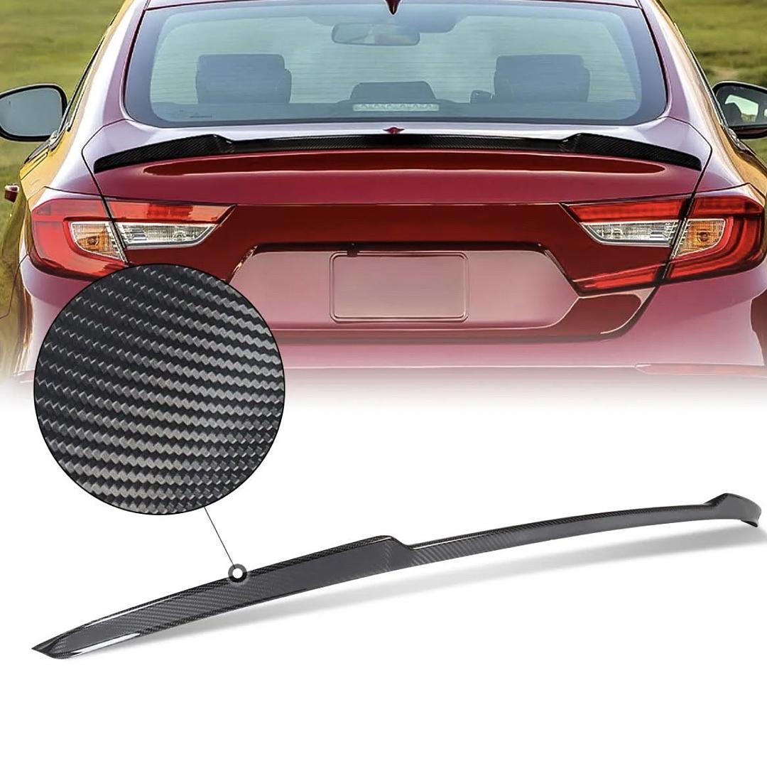 18-23 HONDA ACCORD REAR DECK TRUNK LID SPOILER WING CARBON FIBER