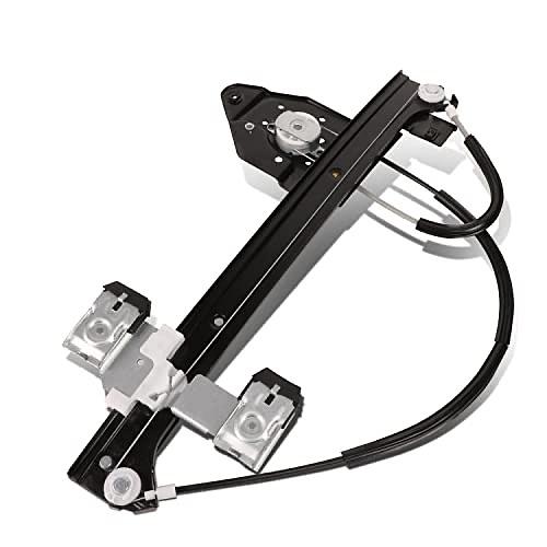 REAR LEFT DRIVER SIDE POWER WINDOW REGULATOR W/O MOTOR ASSEMBLY COMPATIBLE WITH 02-09 TRAILBLAZER/ENVOY, 04-07 RAINIER, 04-08 ASCENDER, 02-04 BRAVADA