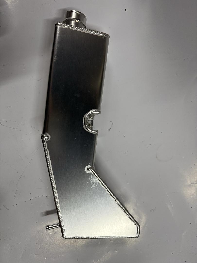 ALUMINUM COOLANT EXPANSION OVERFLOW TANK [COMPATIBLE WITH 86-93 FORD MUSTANG]