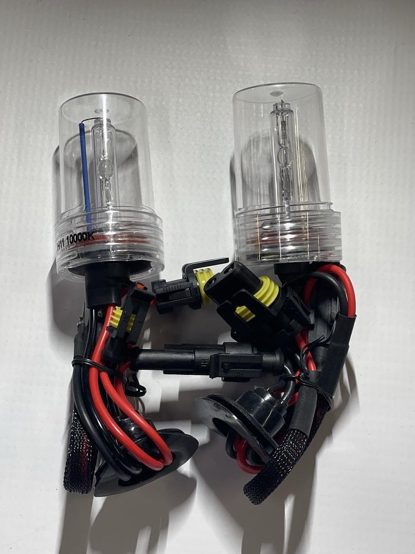 H11 10000K PAIR OF LIGHT BULBS (BULBS ONLY NO BALLASTS)