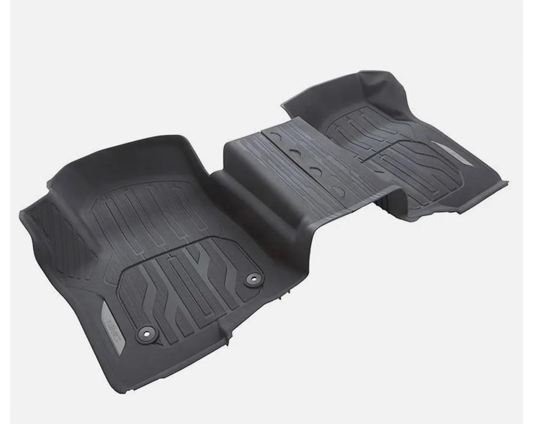 2019-2024 GMC Sierra 1500 2020-2024 2500 hd 3500hd Floor Liners, All-Weather, Front Interlocking - GM