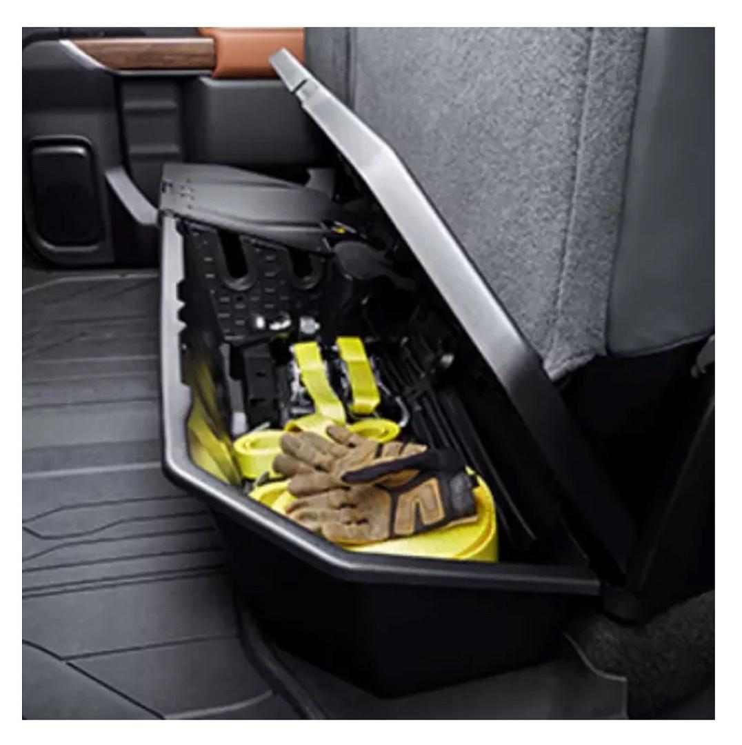 # UnderSeat Storage Box Replace For 19-22 Chevy Silverado GMC Sierra 1500 2020-2024 2500hd 3500hd