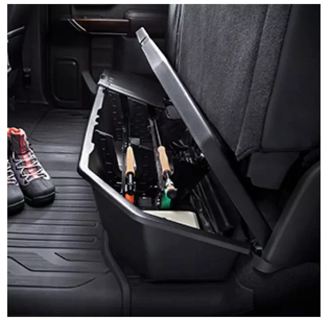 # UnderSeat Storage Box Replace For 19-22 Chevy Silverado GMC Sierra 1500 2020-2024 2500hd 3500hd
