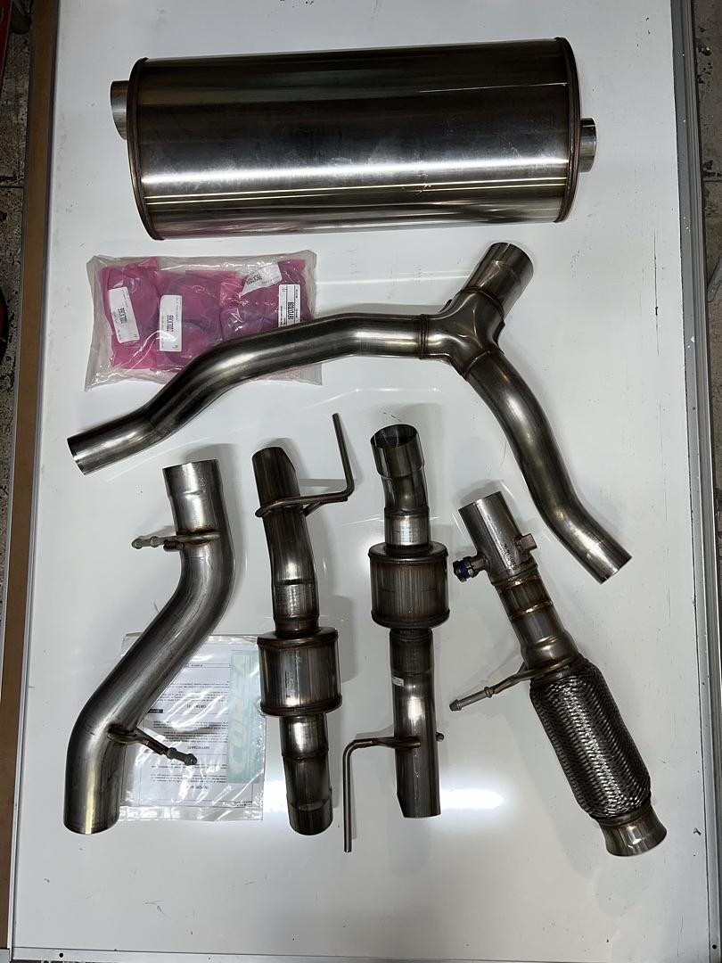 # Genuine GM Exhaust Muffler Kit 2023 escalade cadillac 6.2L fits all GM 2019-2024 with 6.2L engines. Not shippable