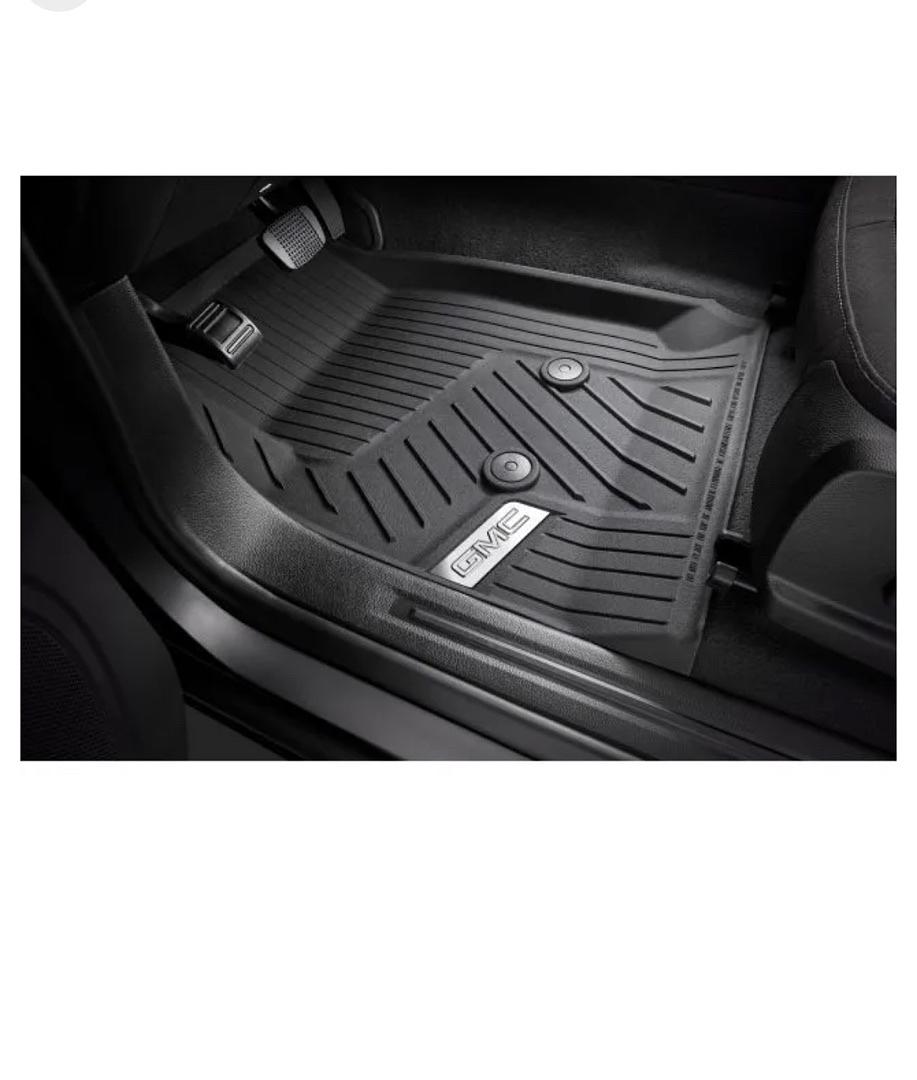 84708357 | + 84708335 Genuine GM 2018-2023 GMC Canyon black Floor Liners All-Weather front and rear