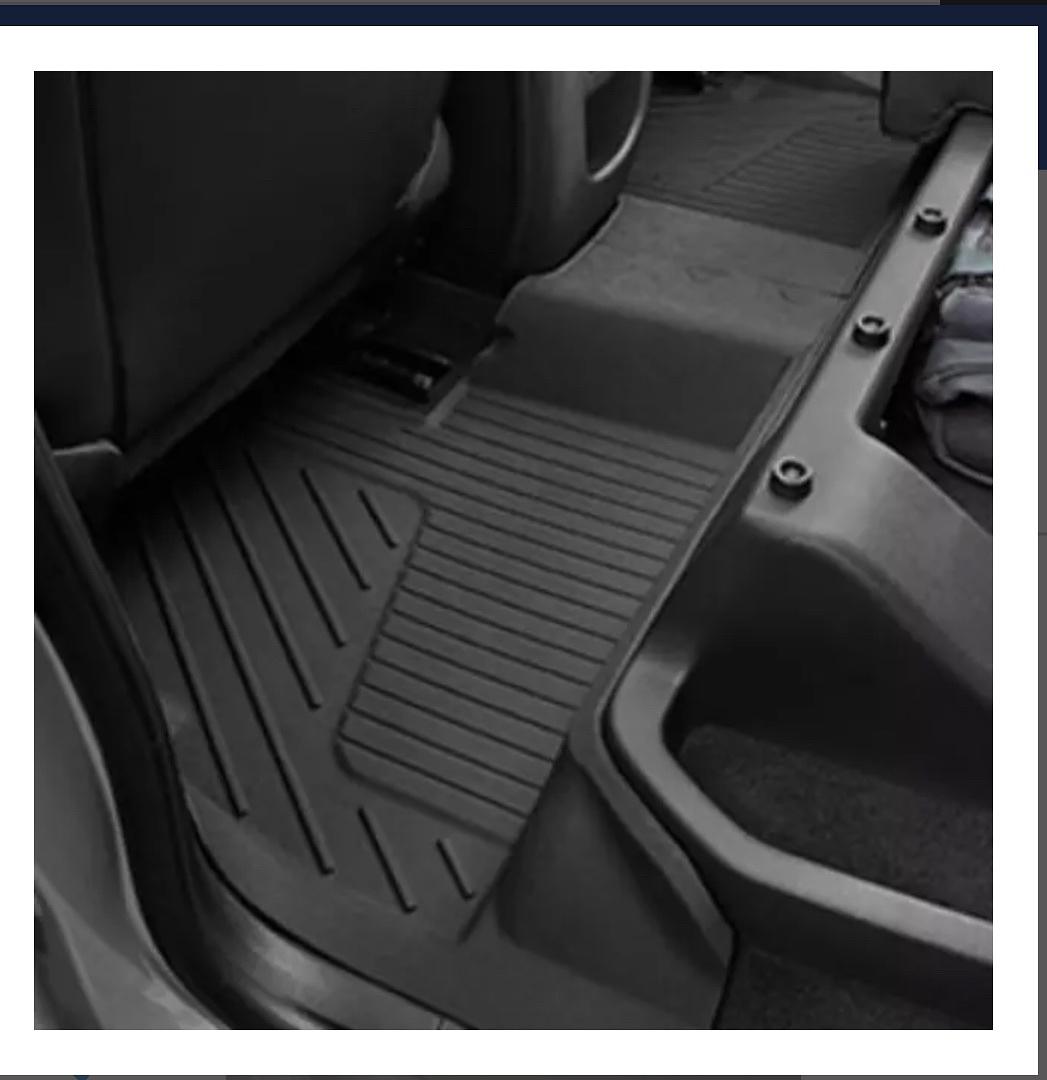 84708357 | + 84708335 Genuine GM 2018-2023 GMC Canyon black Floor Liners All-Weather front and rear