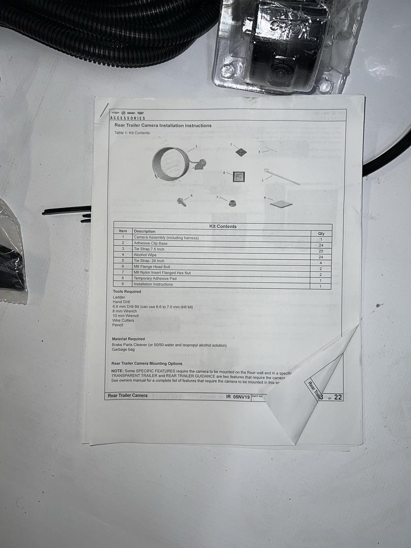 2020-2024 Chevy Silverado GMC Sierra 2021-2024 Cadillac Escalade gmc yukon yukon xl Chevy Tahoe suburban Trailering Camera System - Genuine GM