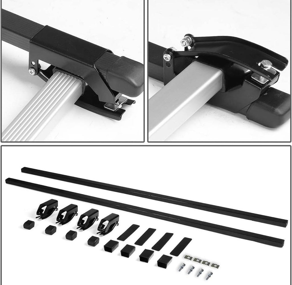 54”UNIVERSAL ALUMINUM ADJUSTABLE MOUNTING CARGO ROOF RACKS 175LB CAPACITY