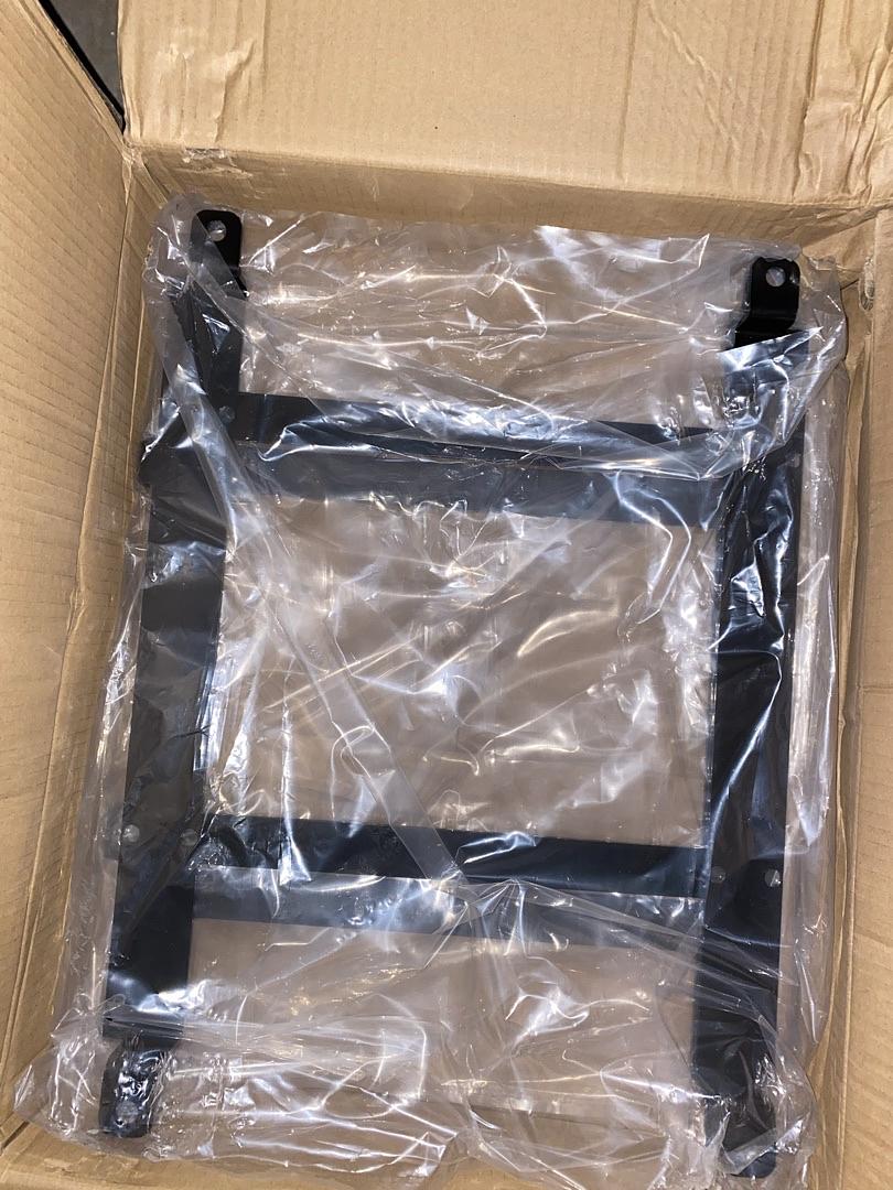 SBK-LM-CCV97C5 97-04 CORVETTE BLACK PAIR OF RACING BUCKET SEAT MOUNT BRACKETS