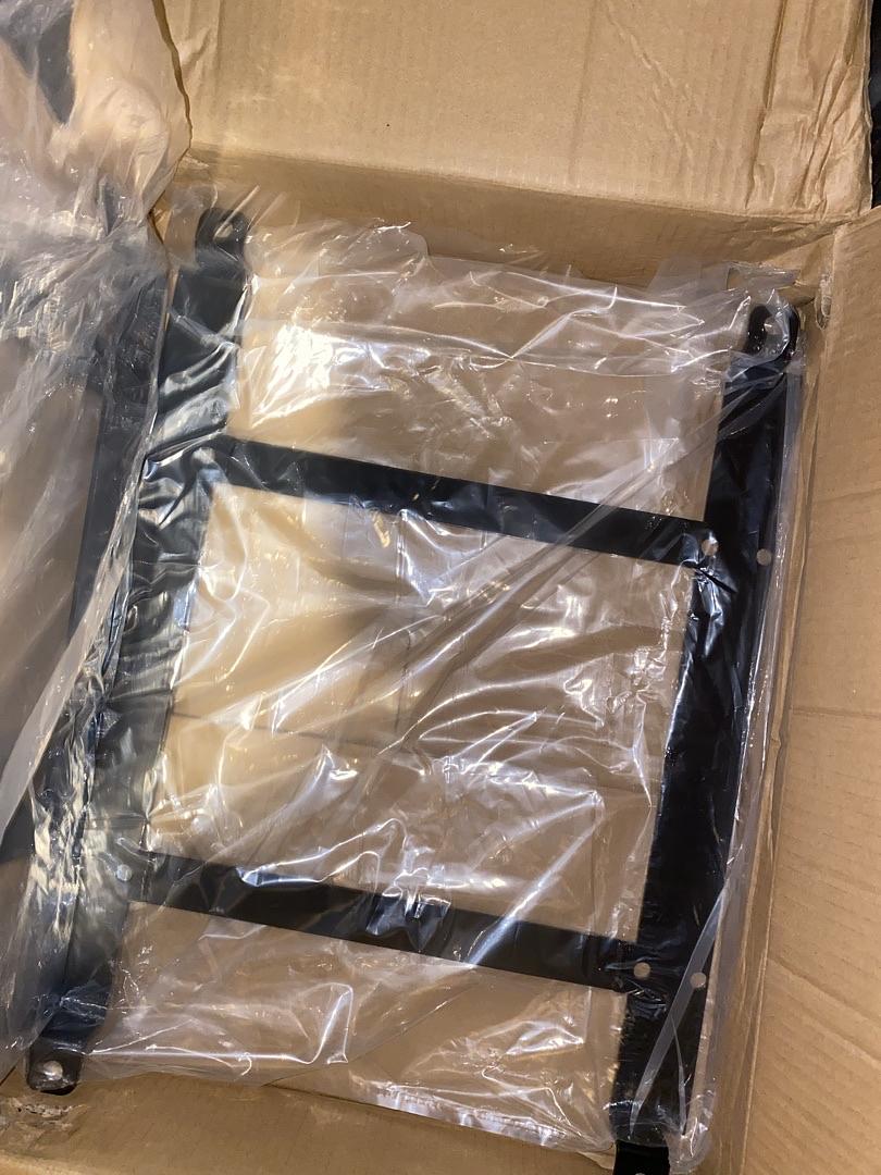 SBK-LM-CCV97C5 97-04 CORVETTE BLACK PAIR OF RACING BUCKET SEAT MOUNT BRACKETS