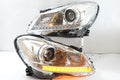 12-15 MERCEDES C180 C250 C300 C350 C63 CHROME HOUSING AND CLEAR DRL LED PROJECTOR HEADLIGHTS
