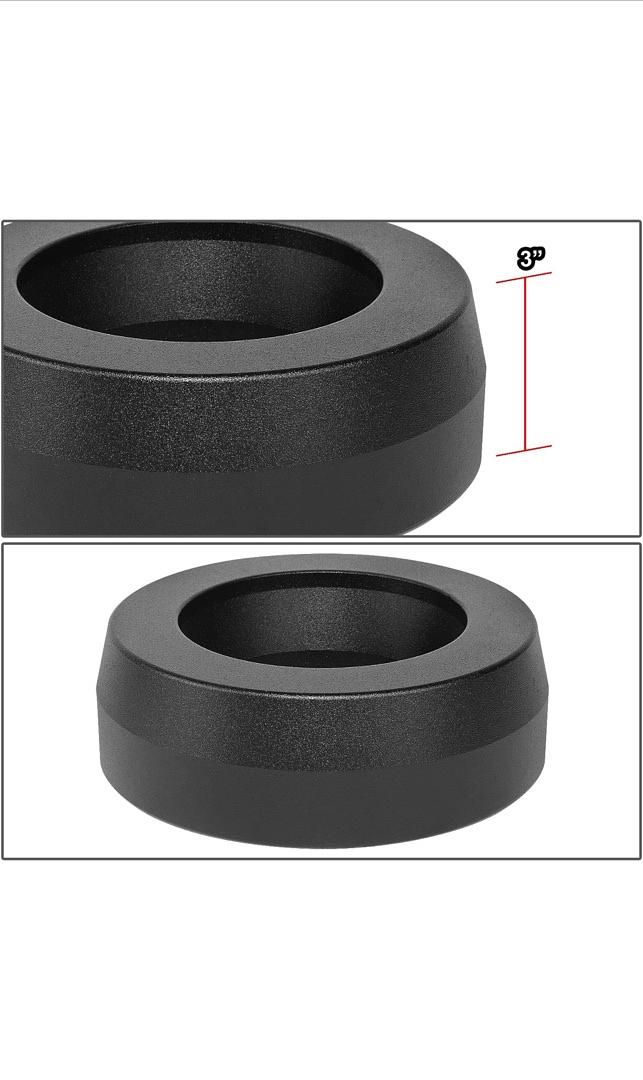 94-18 Ram 1500 / Ram 2500 / Ram 3500 2WD 3" Front Leveling Lift Kit Coil Spring Perch Spacers
