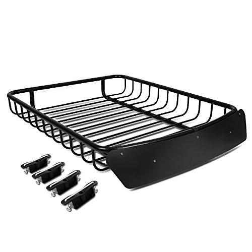 ROOF RACK TOP CARGO BASKET (51" X 40"), BLACK, 150LB CAPACITY