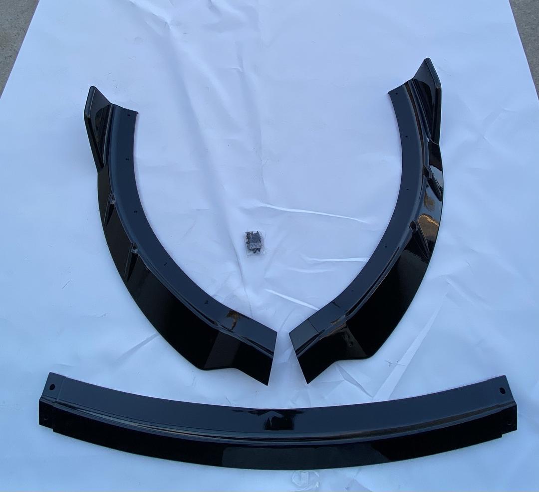15-21 DODGE CHARGER 3PC GLOSSY FRONT BUMPER LIP
