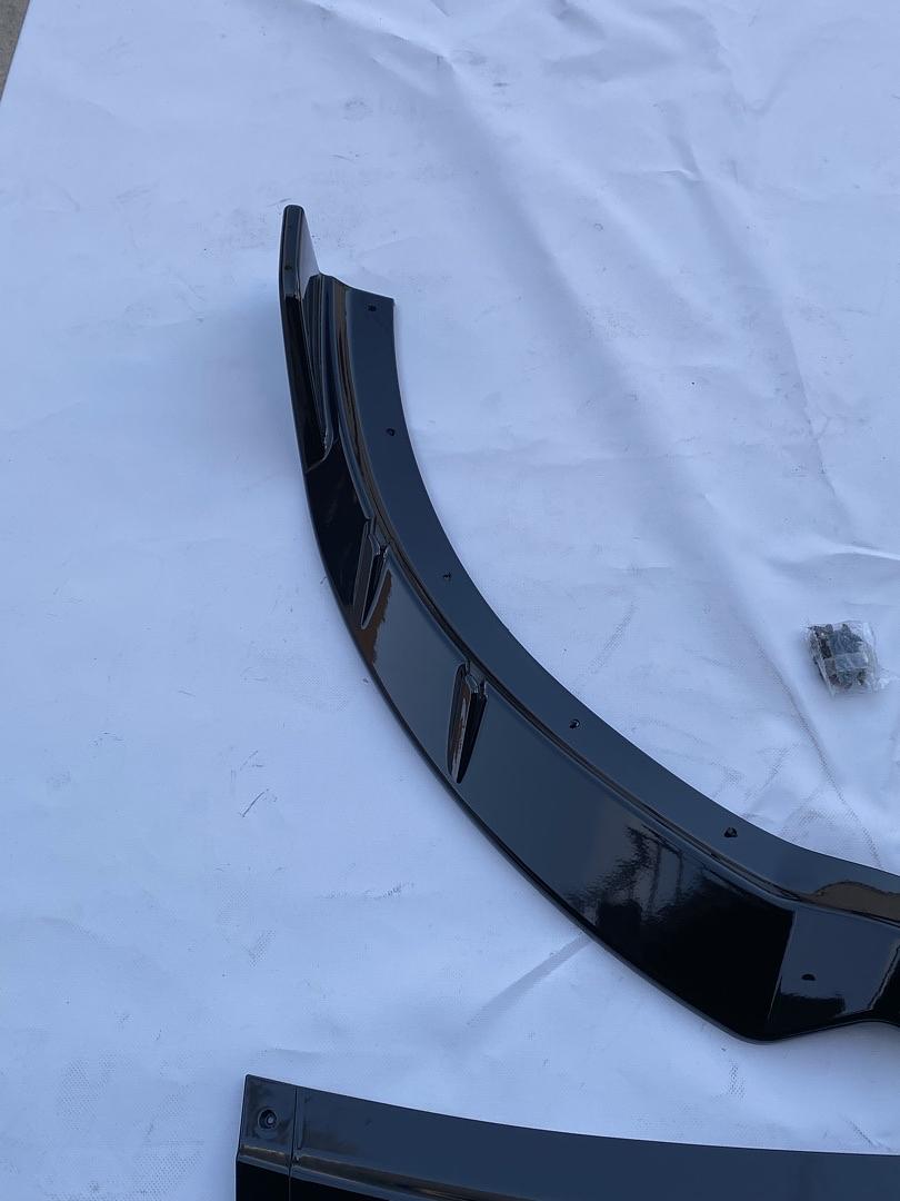 15-21 DODGE CHARGER 3PC GLOSSY FRONT BUMPER LIP