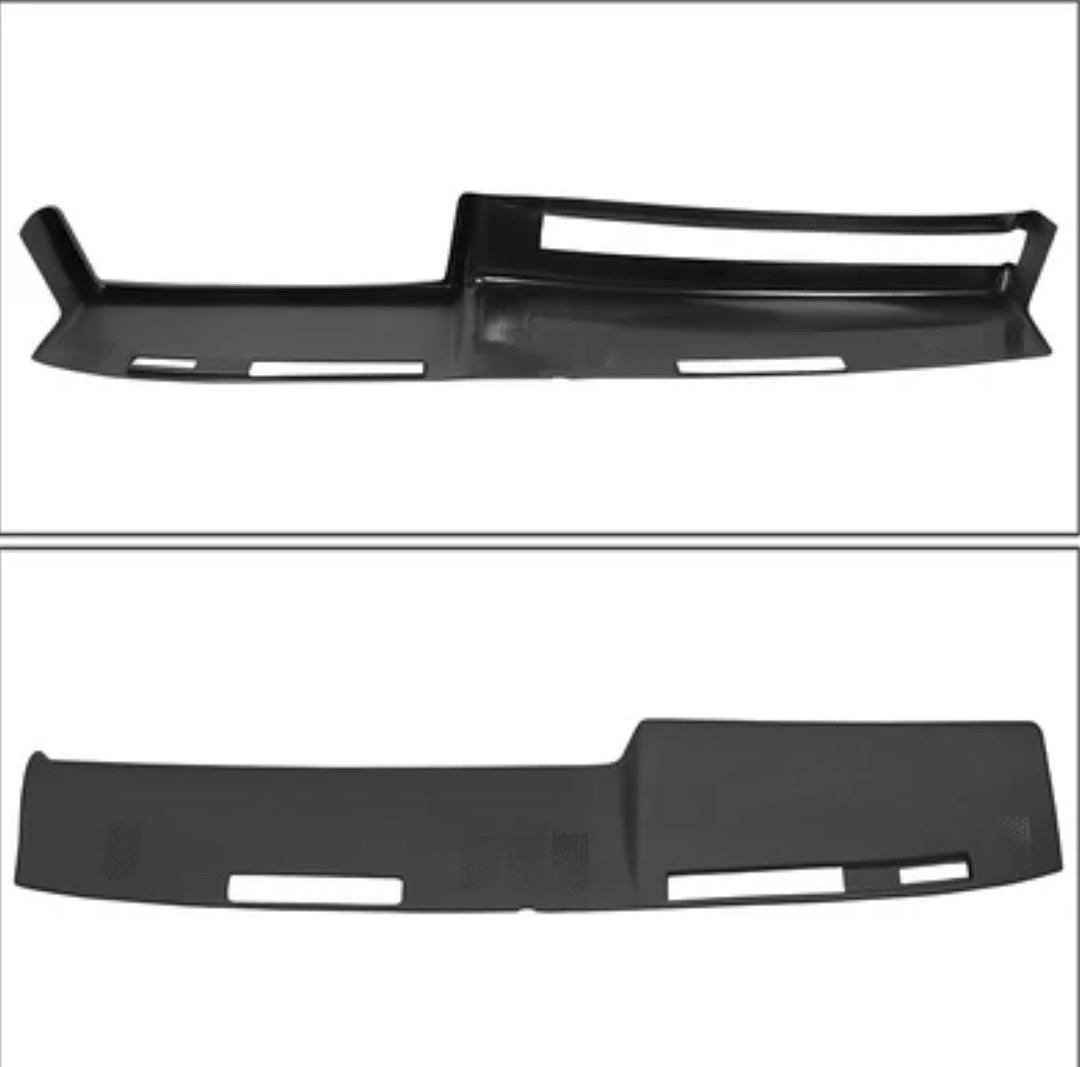 81-91 CHEVY GMC C/K/R/V PICKUP SUBURBAN MOLDED DASH CAP COVER BEZEL OVERLAY - BLACK