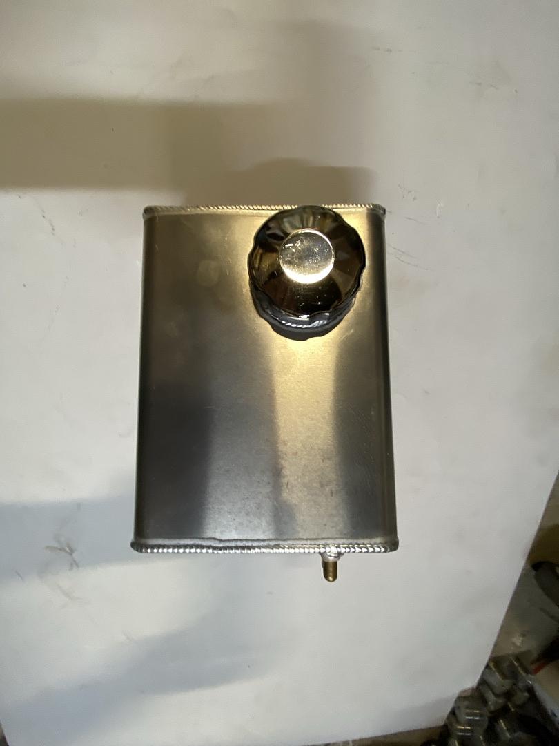 78-88 MONTE CARLOS EXPANSION OVERFLOW COOLANT TANK ALUMUINM